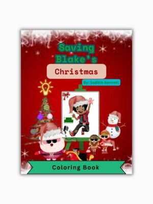 saving blake's christmas coloring & activity book