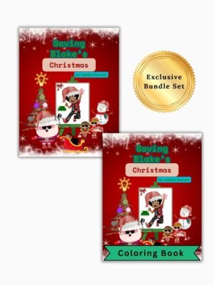 blake's first halloween bash! bundle: storybook + coloring book