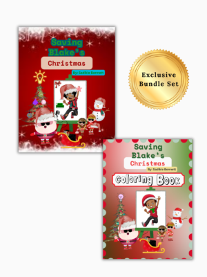 saving blake's christmas bundle: storybook + coloring book