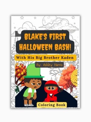 🎃 blake’s first halloween bash!– the coloring book